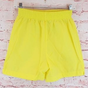 Vintage Bright Yellow Short 80's